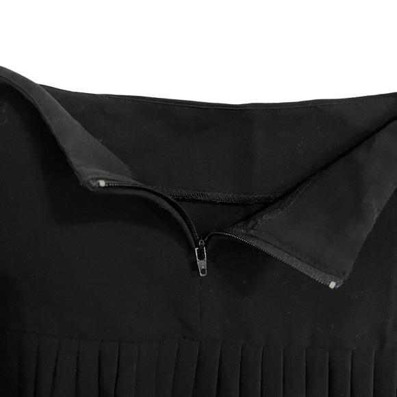 Y2K Charlotte Ruse Micro Mini Skirt Black Pleated Tiered Tennis Style Size 1 - Picture 8 of 8